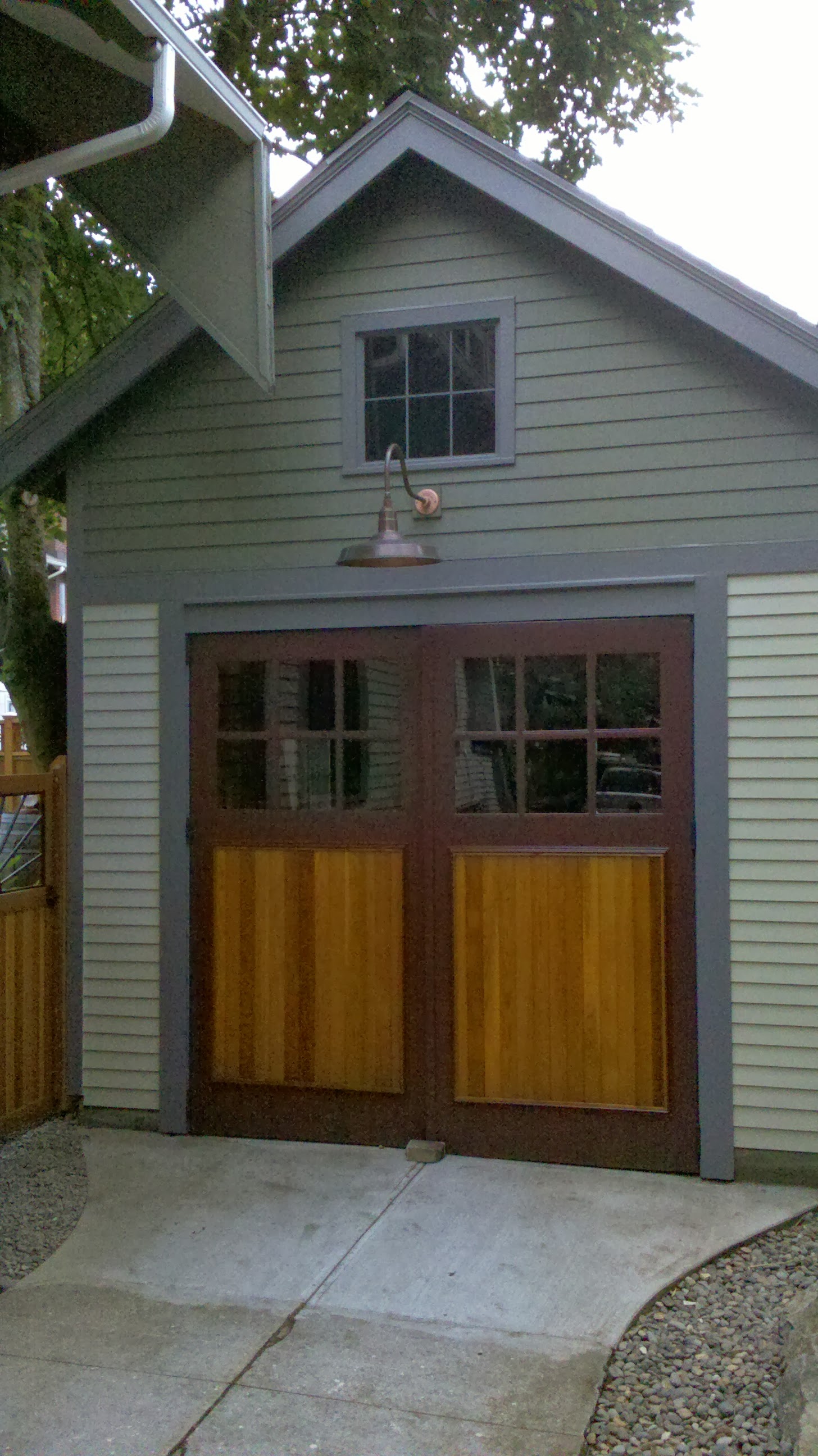 Custom garage door project completed in Bend Oregon